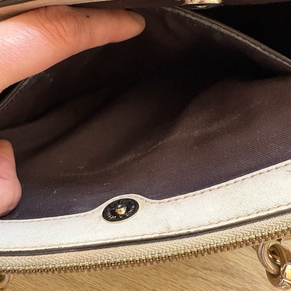 Coach Mini Christie Carryall Bag F58291 | Beige Coated Canvas | Crossbody Strap - Picture 14 of 15